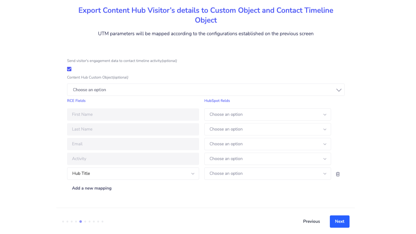Sync Content Hub Visitor's data